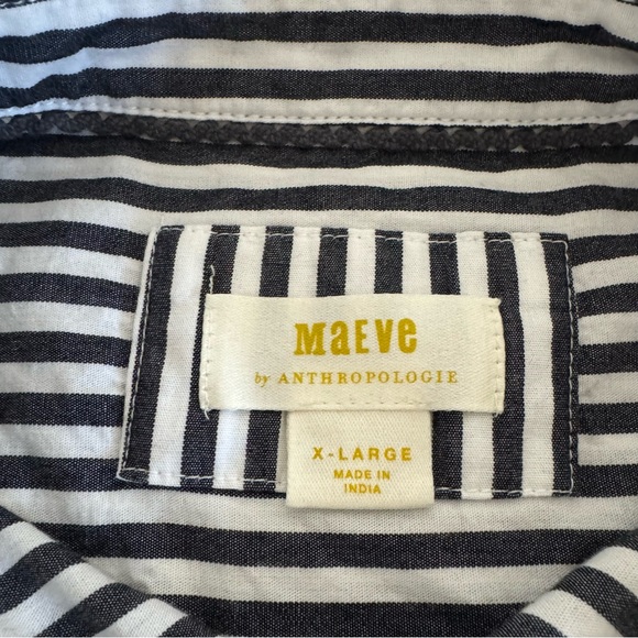 Maeve Anthropologie Bennet Striped Shirt - Picture 8 of 11